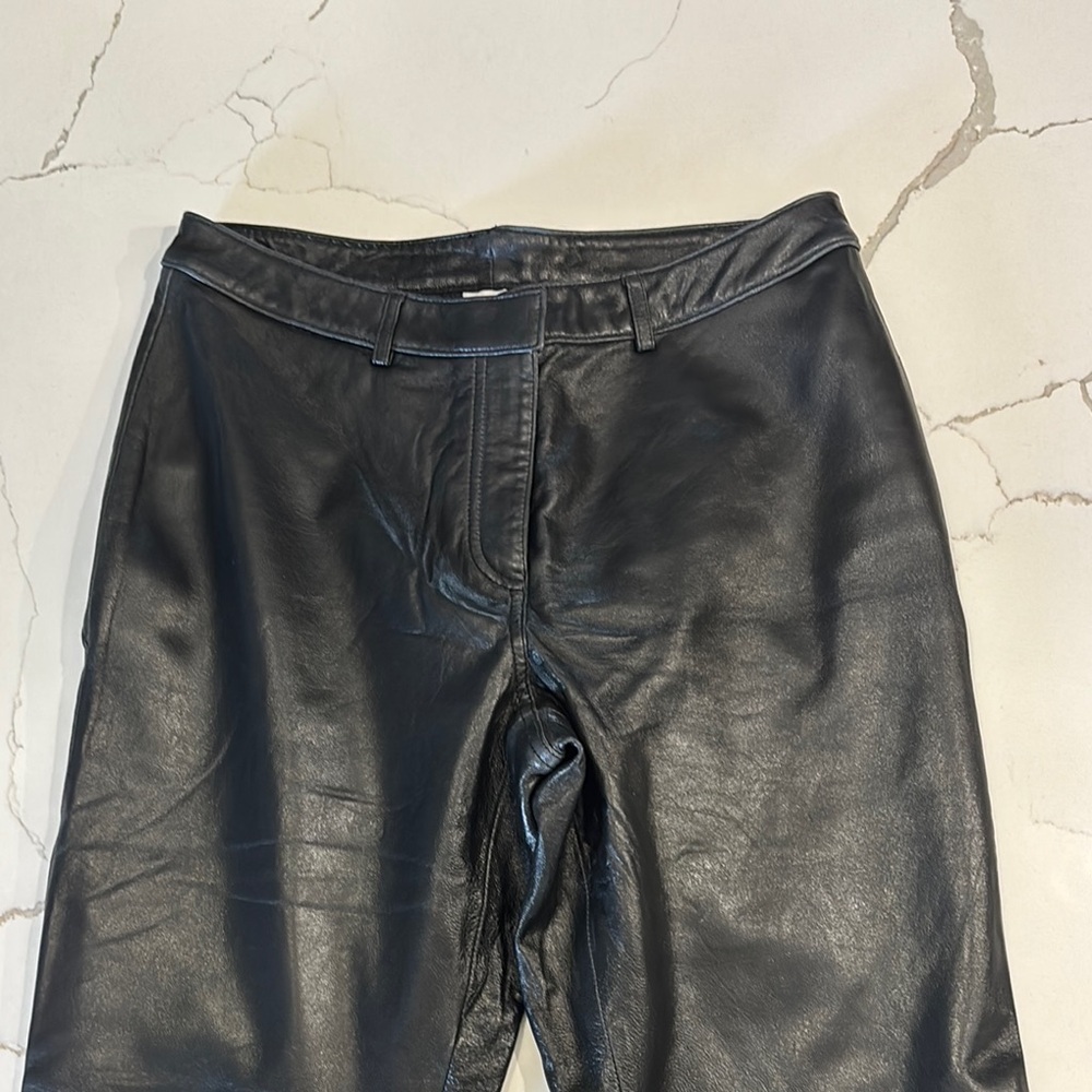 Black Leather Pants